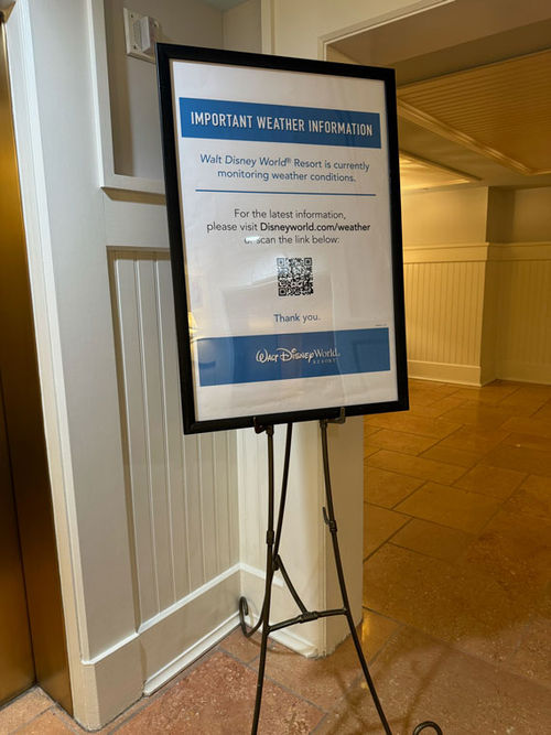 Disney kept guests informed as Hurricane Milton approached, but also kept them busy and kept the mood light.