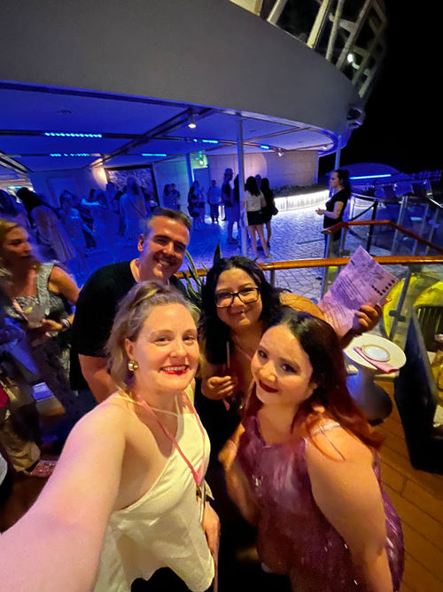 Emma Weissmann made fast friends with other Swifties on Allure of the Seas. Emma Weissmann made fast friends with other Swifties on Allure of the Seas.