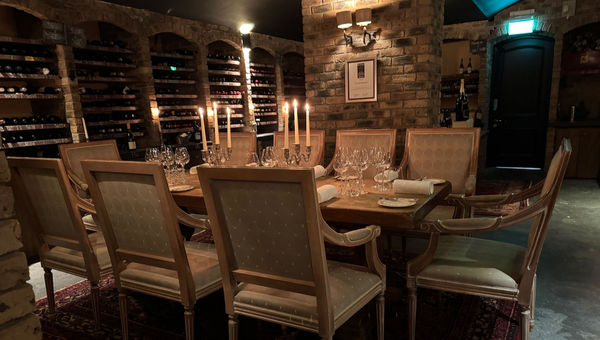 Sheen Falls Lodge's Wine Cellar is a snug, below-ground setting for wine, gin and whiskey tastings as well as prearranged dinners for up to 12. Sheen Falls Lodge's Wine Cellar is a snug, below-ground setting for wine, gin and whiskey tastings as well as prearranged dinners for up to 12.
