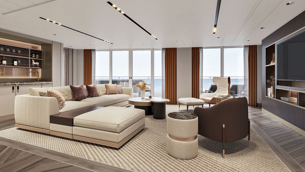 The Haven's top suites on the Norwegian Bliss will be refurbished. The Haven's top suites on the Norwegian Bliss will be refurbished.
